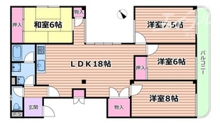 寺田マンションの物件間取画像